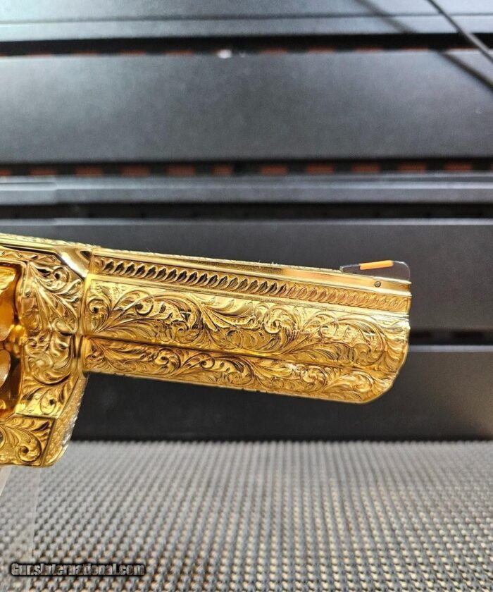 Colt 4" .357 Mag 24 K GOLD Plate With Nickel - Image 12