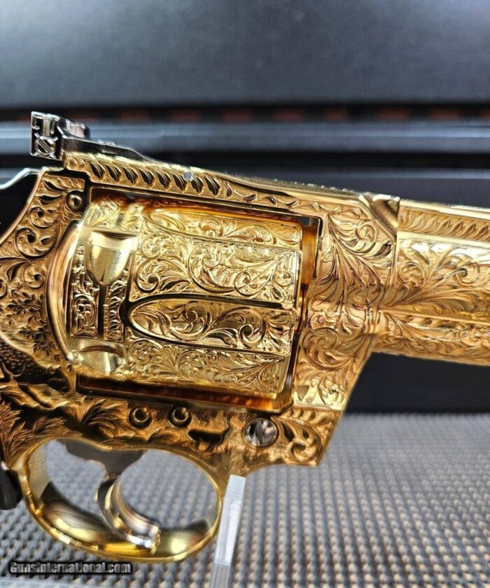 Colt 4" .357 Mag 24 K GOLD Plate With Nickel - Image 13