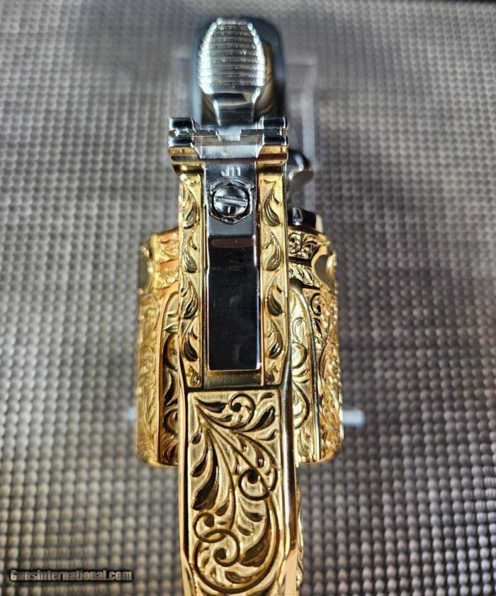 Colt 4" .357 Mag 24 K GOLD Plate With Nickel - Image 6