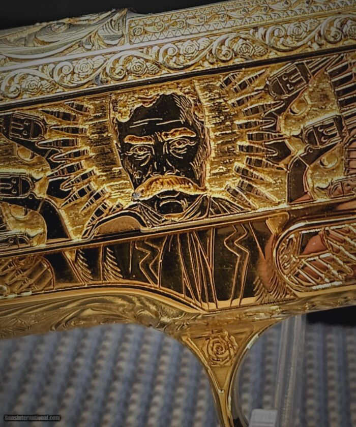 Emiliano Zapata and Pancho Villa COLT 24K Gold .38 Super Heroes of the revolution - Image 9