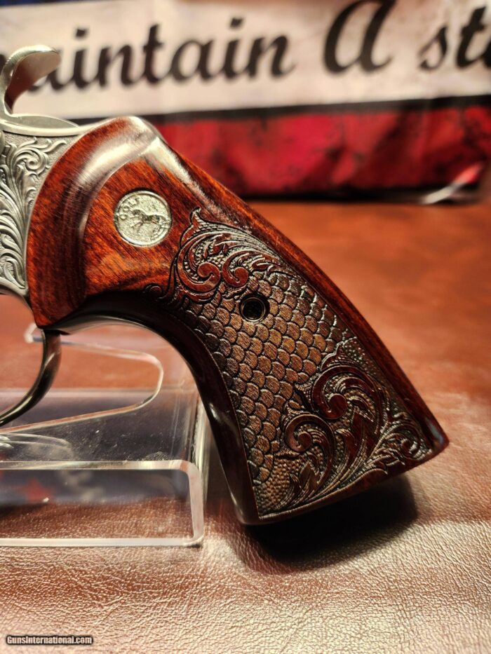 2020 Colt Python 6" .357 Fully Engraved AAA Coverage. - Image 4