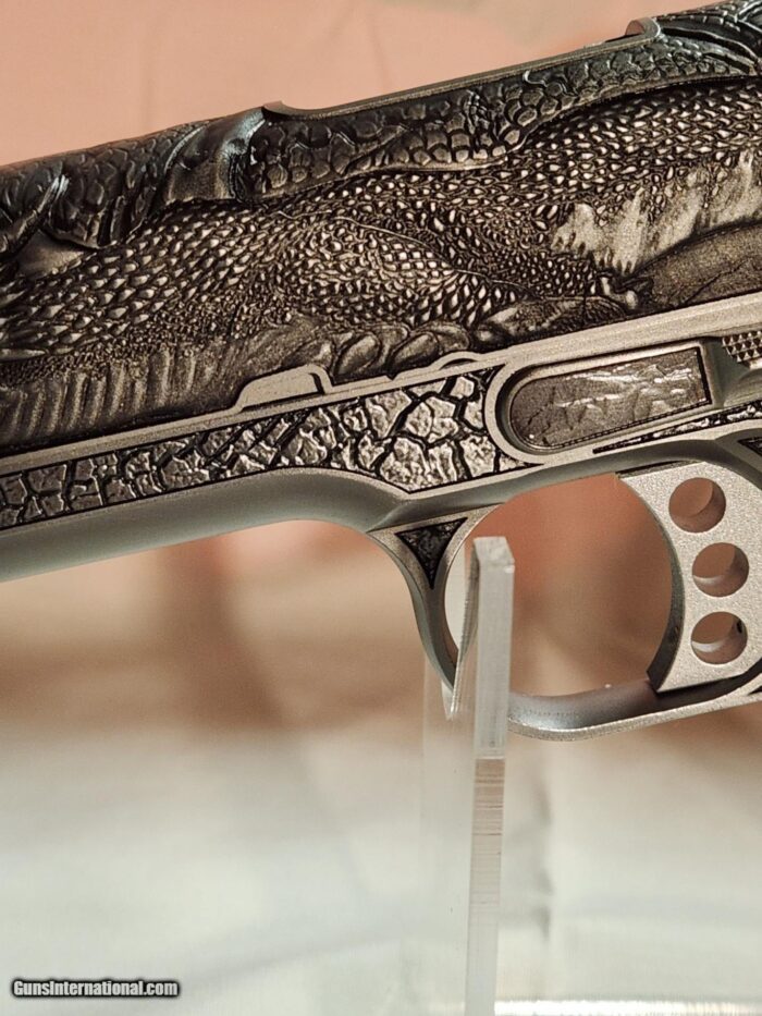 Master Designed and Engraved Kimber 1911 Special Edition .45 ACP (Merlin Enright.) - Image 7