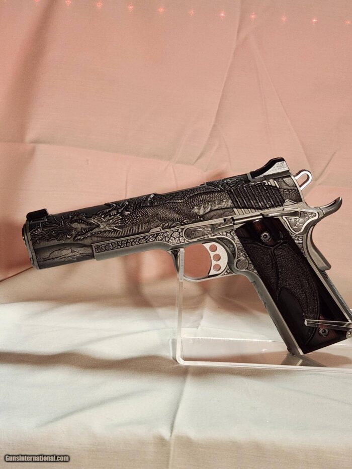 Master Designed and Engraved Kimber 1911 Special Edition .45 ACP (Merlin Enright.) - Image 10