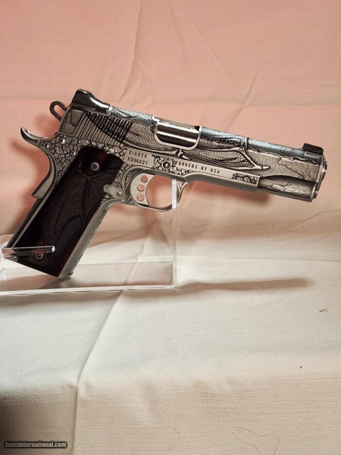 Master Designed and Engraved Kimber 1911 Special Edition .45 ACP (Merlin Enright.) - Image 13