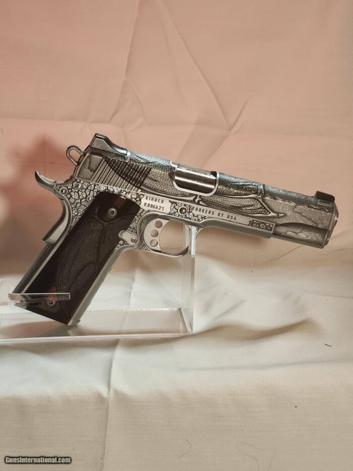 Master Designed and Engraved Kimber 1911 Special Edition .45 ACP (Merlin Enright.)