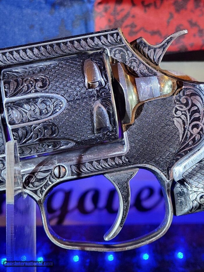 Real One Of A Kind Fully Engraved Colt King Cobra 3" 357 Magnum Stainless - Image 4