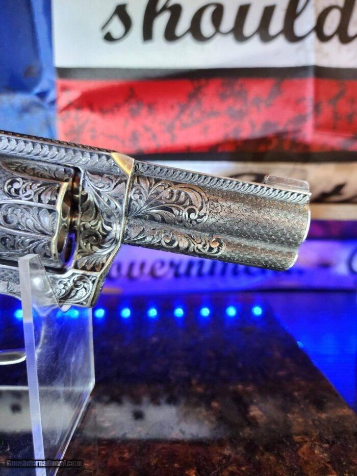 Real One Of A Kind Fully Engraved Colt King Cobra 3" 357 Magnum Stainless - Image 12