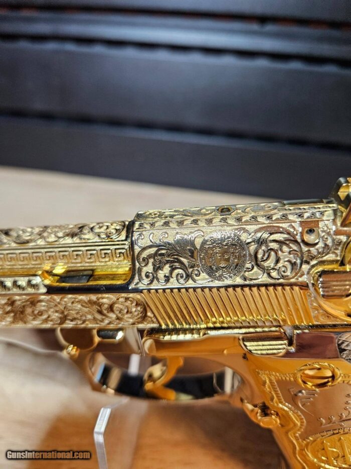 Stylish One Of A Kind Barretta 24K Gold Versace Themed 92 FS - Image 12