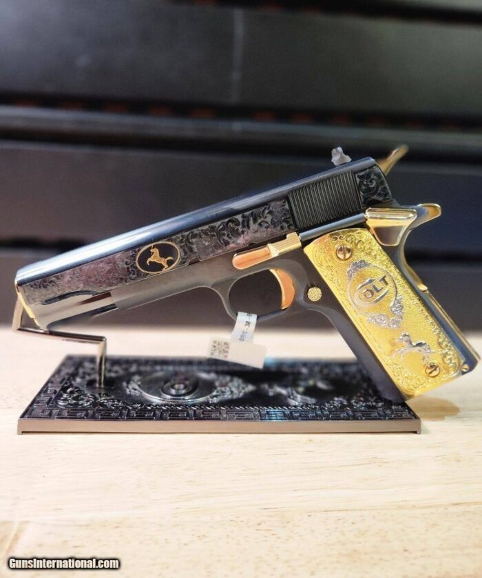 Super Colt Heritage By D.E.A. WOW .38 super heritage with even more GOLD - Image 6