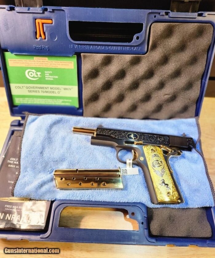Super Colt Heritage By D.E.A. WOW .38 super heritage with even more GOLD - Image 11