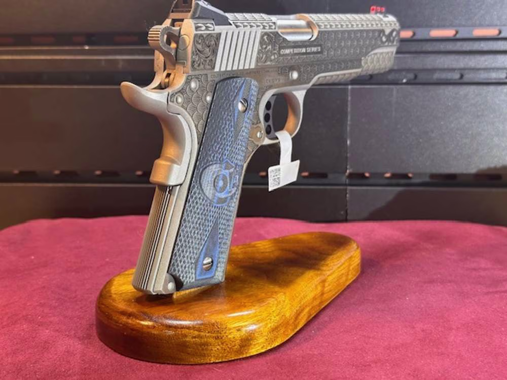 Colt 1911 Competition SS - Fully Engraved Fishscale