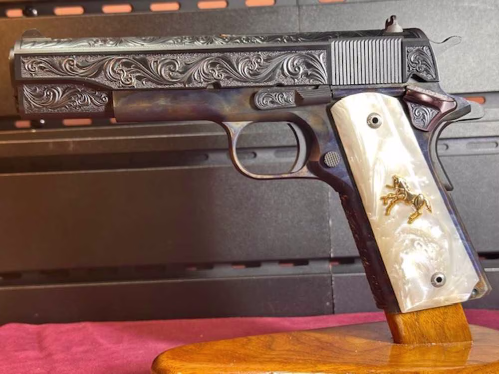 Colt 1911 .38 Super - Altamont Regal Blu/Case Frame - Image 6