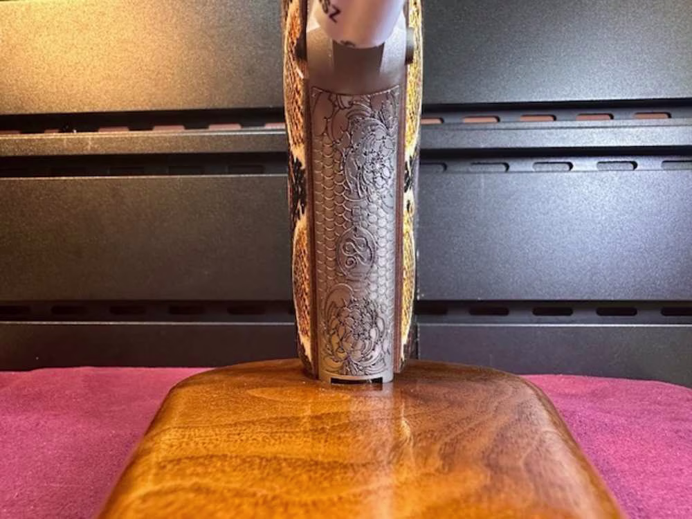Colt 1911 Series 70 SS - Fully Engraved Snake - Image 7