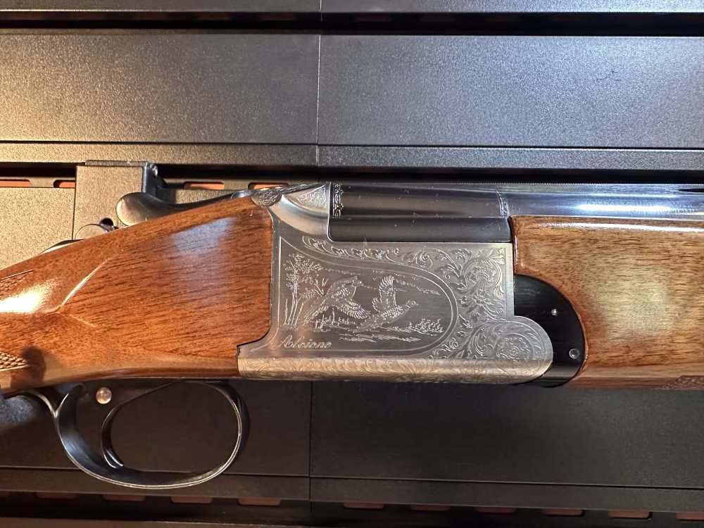 Franchi Alcione Over/Under 12 Gauge Shotgun - Factory Engraved - Image 8