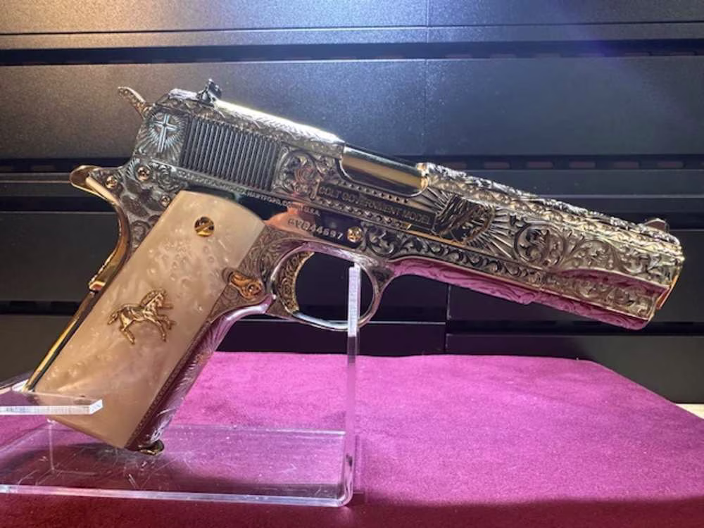 Colt 1911 w National Match Barrel - Fully Engraved - Image 11