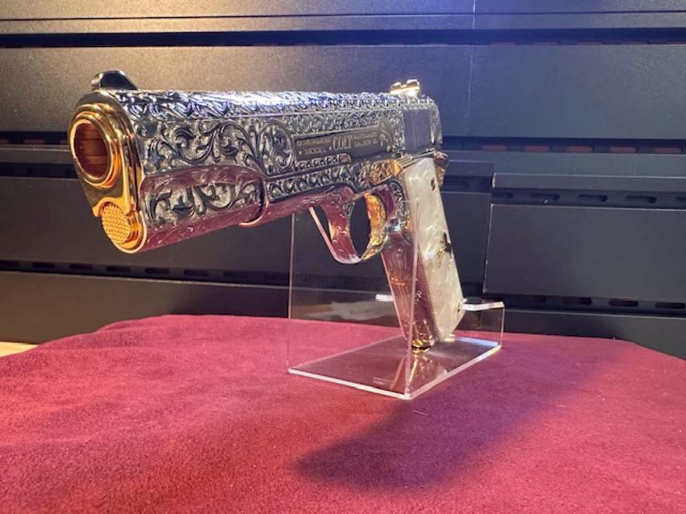 Colt 1911 w National Match Barrel - Fully Engraved - Image 16