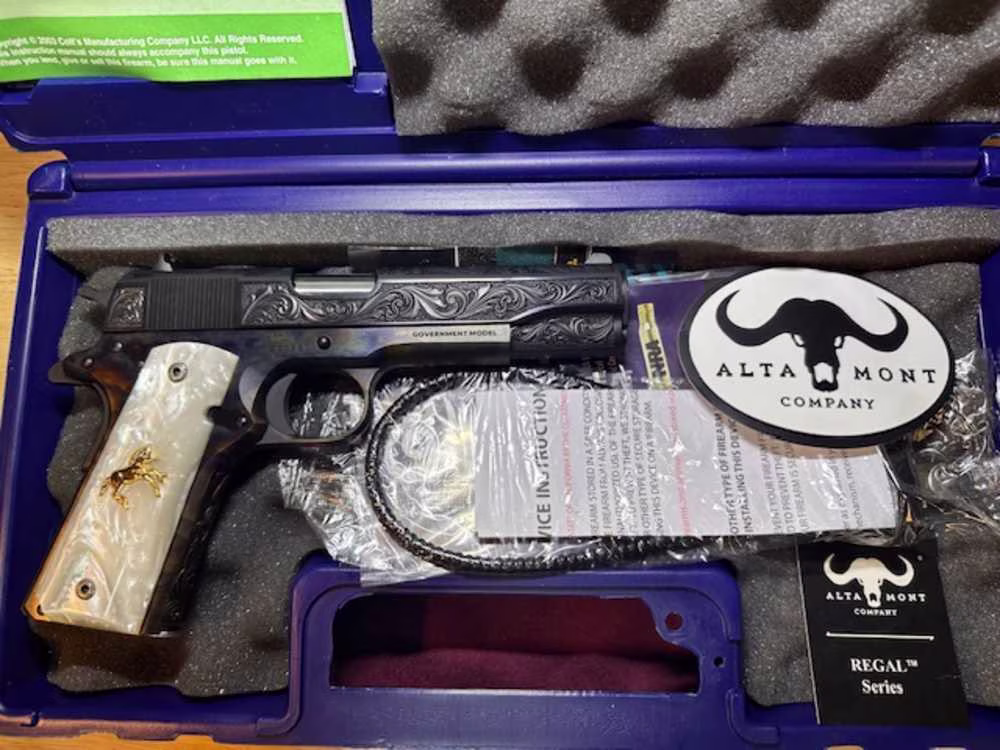 Colt 1911 .45 ACP - Royal Blu/Case - Altamont "Regal AA" - NIB! - Image 13